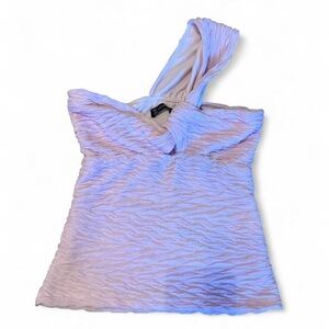 Chic Textured Women's Tank Top in Light Pink